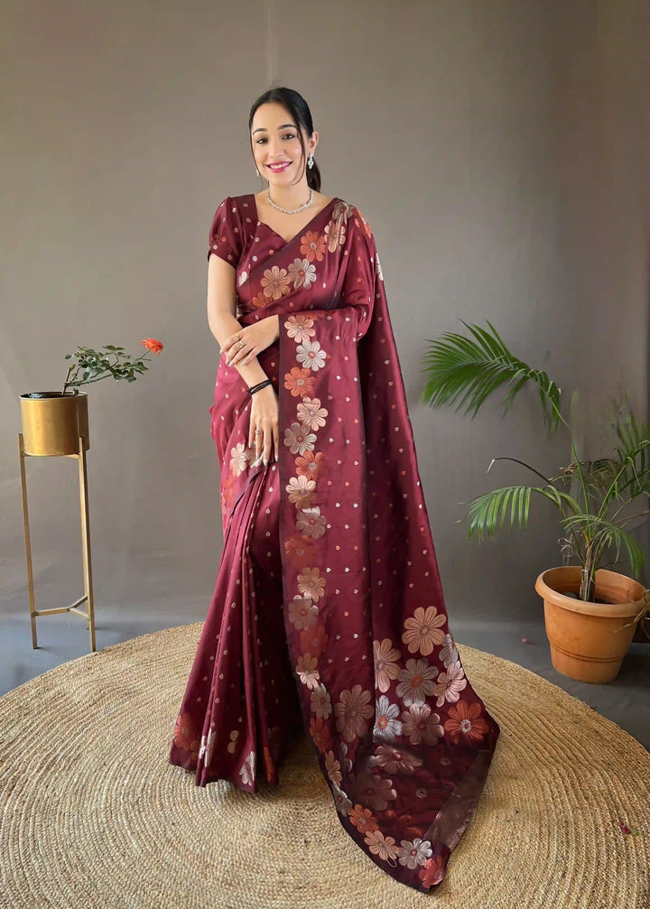 Exquisite Soft Silk Saree with | A Stylish and Sophisticated Choice