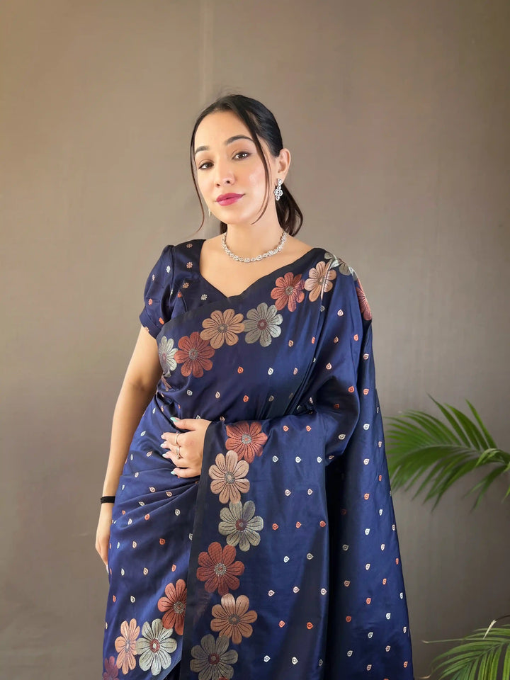 Exquisite Soft Silk Saree with | A Stylish and Sophisticated Choice