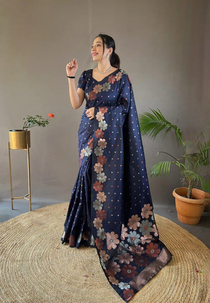 Exquisite Soft Silk Saree with | A Stylish and Sophisticated Choice