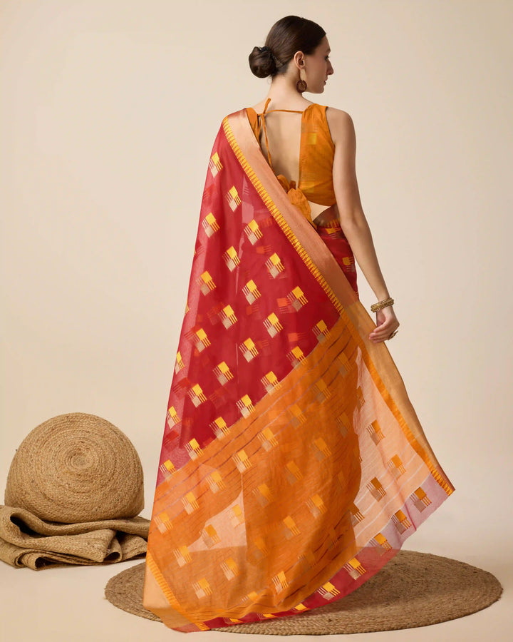 Beautiful Cotton Silk Saree with | Unmatched Beauty for Grand Occasions
