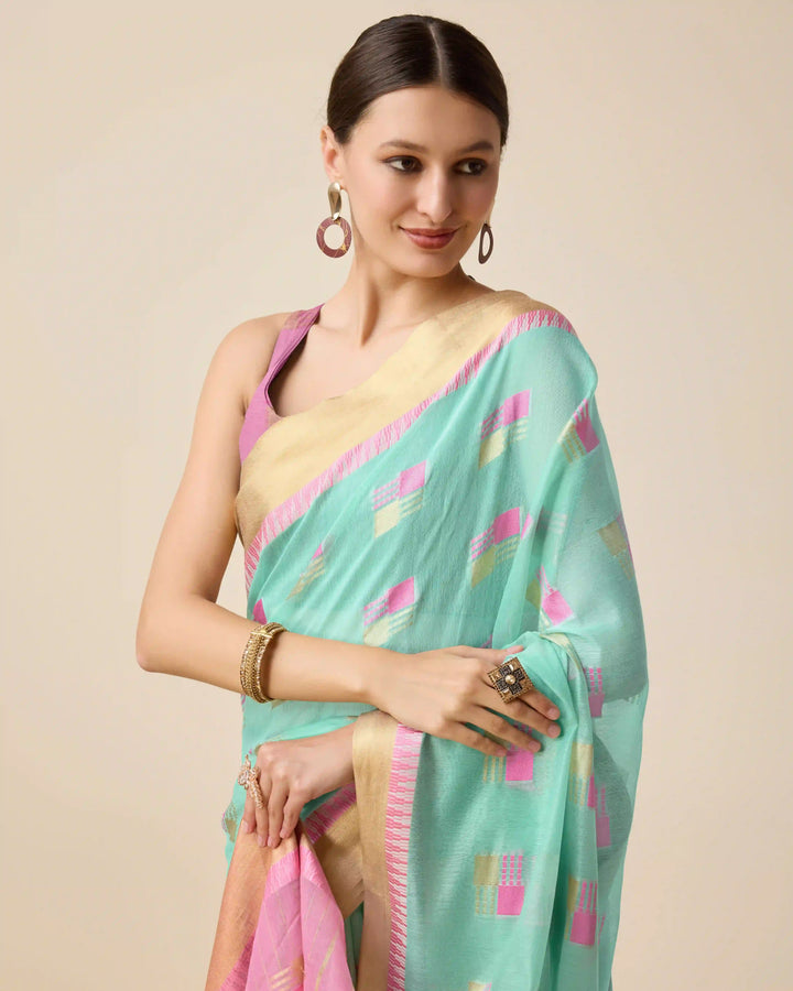 Beautiful Cotton Silk Saree with | Unmatched Beauty for Grand Occasions