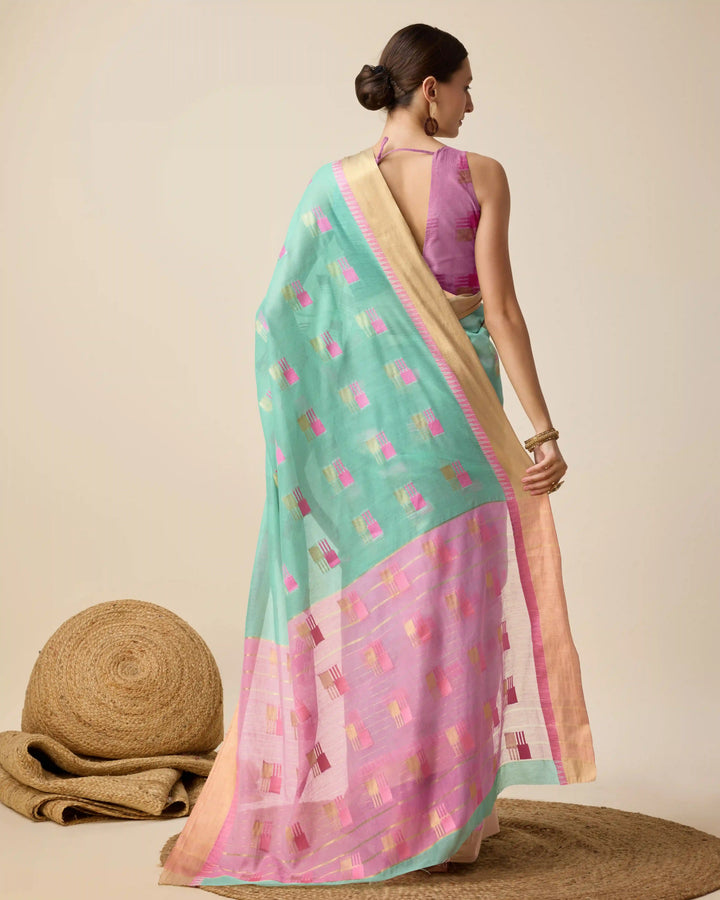 Beautiful Cotton Silk Saree with | Unmatched Beauty for Grand Occasions