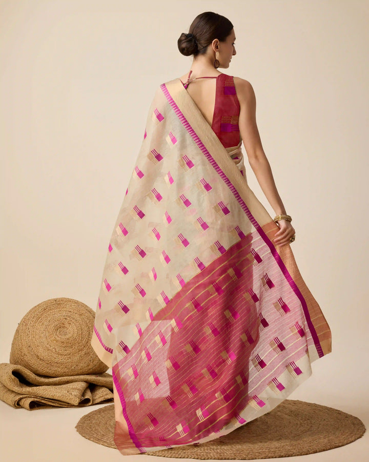 Beautiful Cotton Silk Saree with | Unmatched Beauty for Grand Occasions