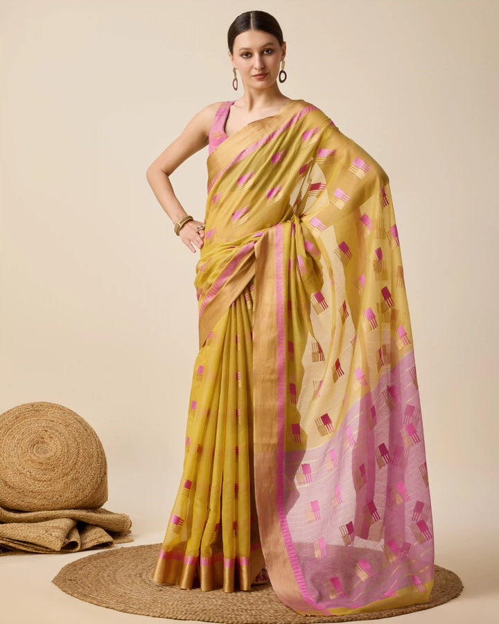Beautiful Cotton Silk Saree with | Unmatched Beauty for Grand Occasions