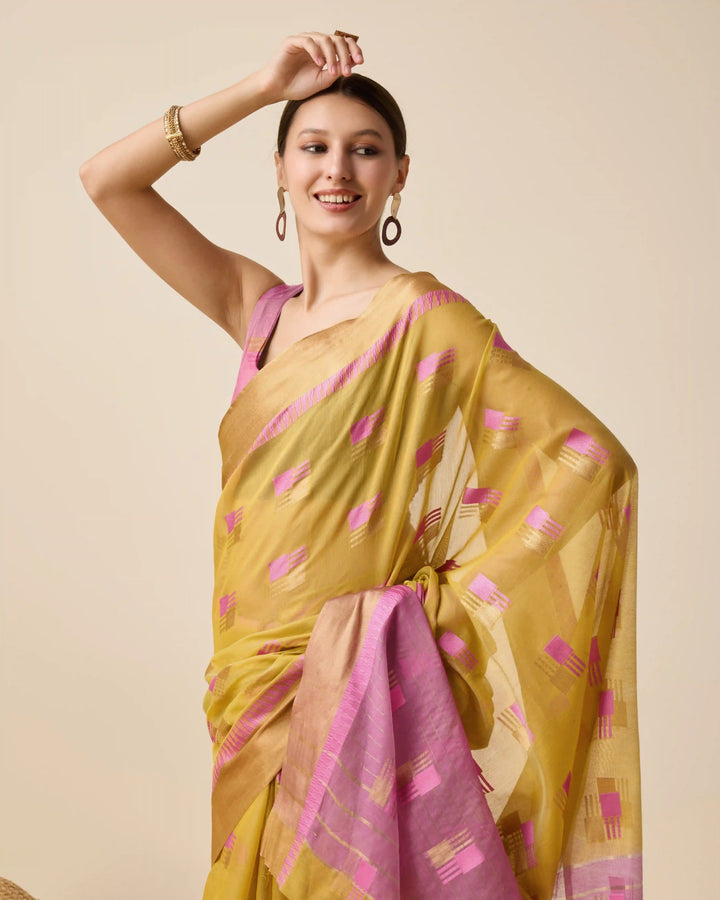 Beautiful Cotton Silk Saree with | Unmatched Beauty for Grand Occasions