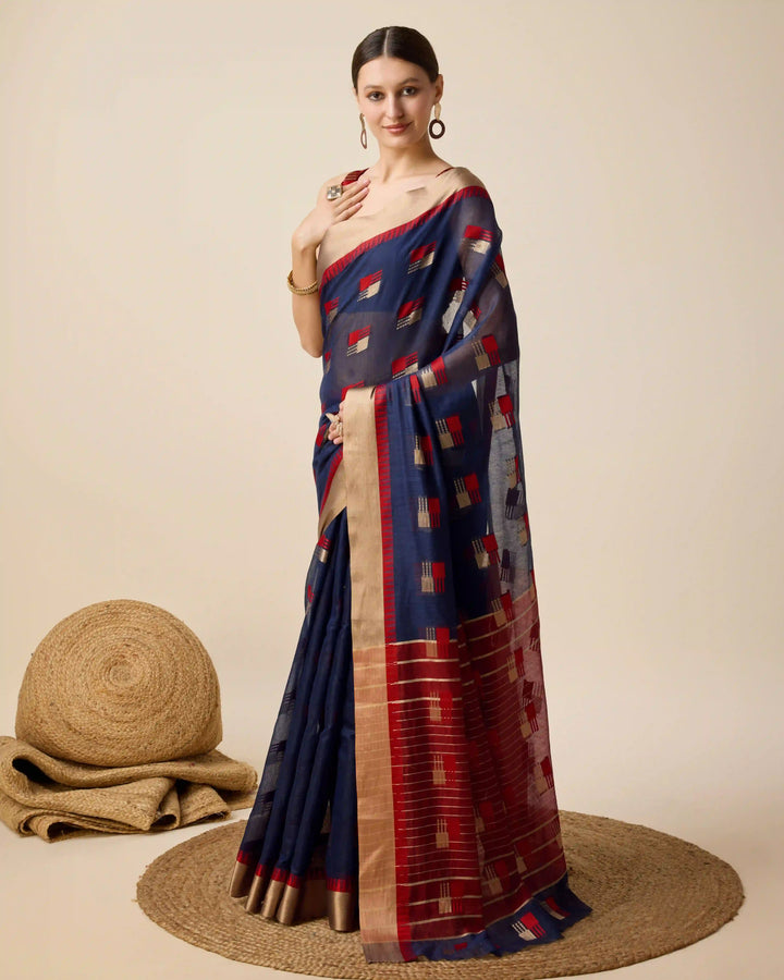 Beautiful Cotton Silk Saree with | Unmatched Beauty for Grand Occasions
