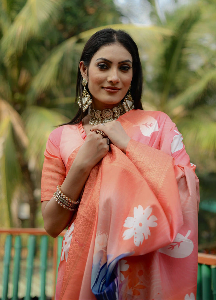 Luxurious Dola Silk Saree | Ideal for Special Events & Traditional Celebrations