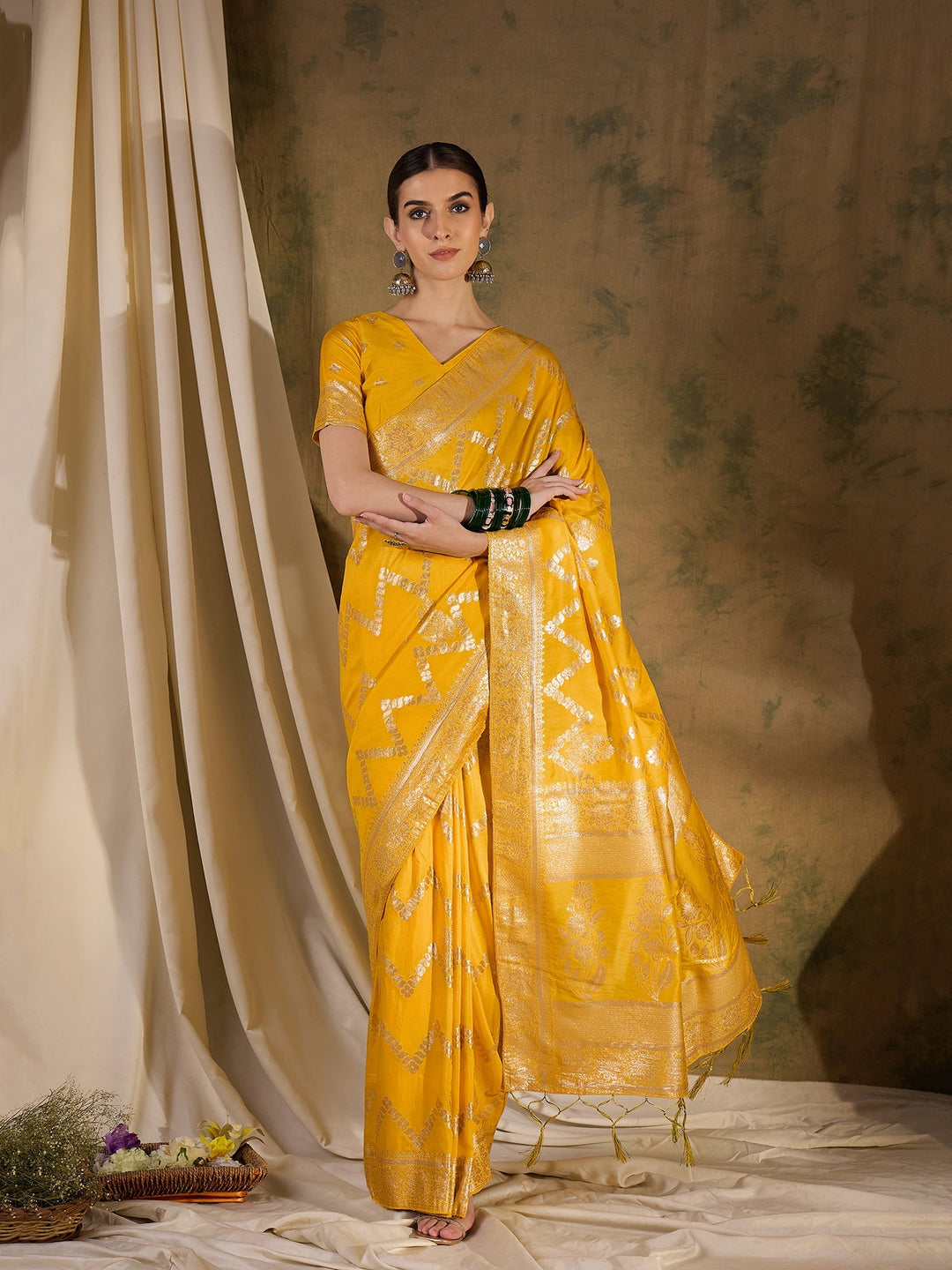 Elegant Designer Saree | Staple Dola Cotton | Perfect for Weddings & Festive Events