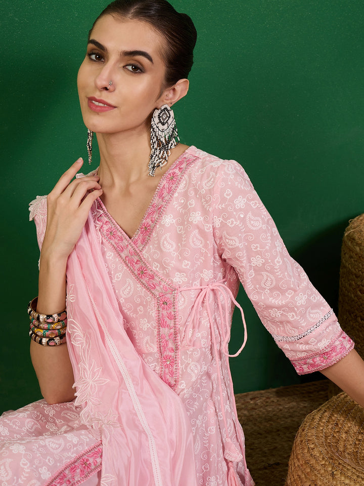 Cotton Salwar Kameez | Stunning Embroidery & Lace Detailing for Festive Wear