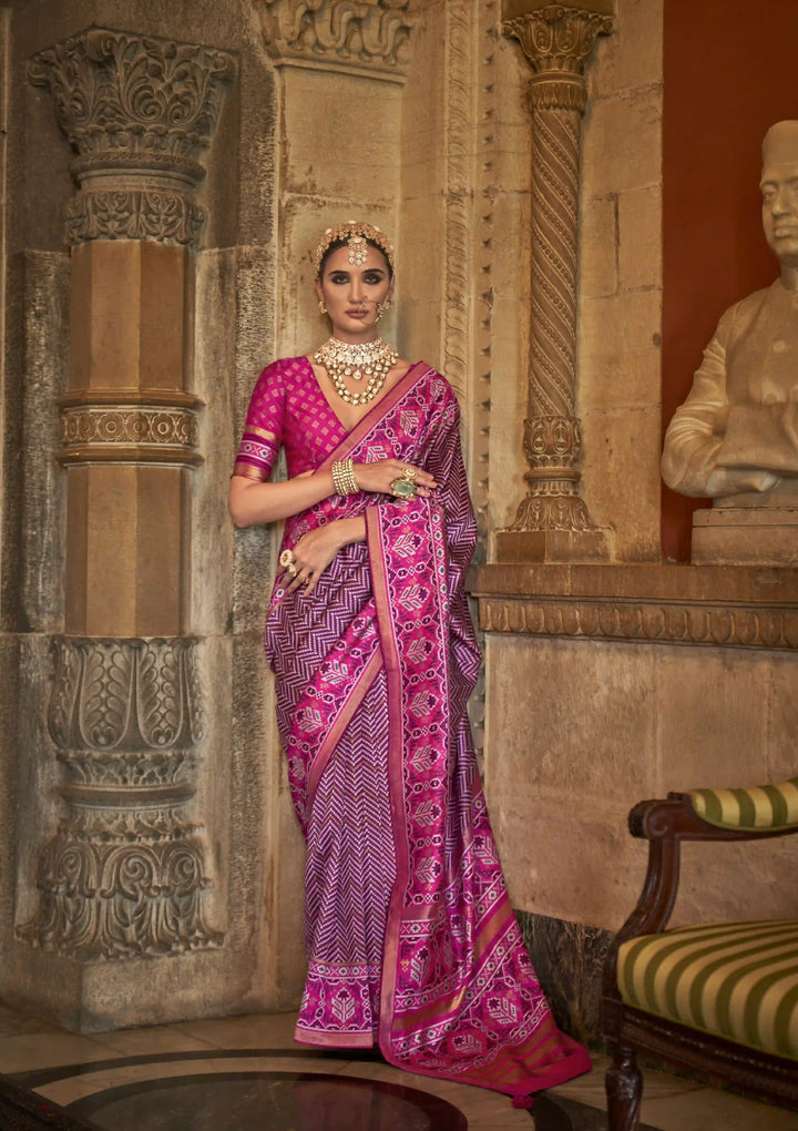 Elegant S-V-P Silk Saree with Banarasi Silk | Designer Weaving for Weddings & Special Events