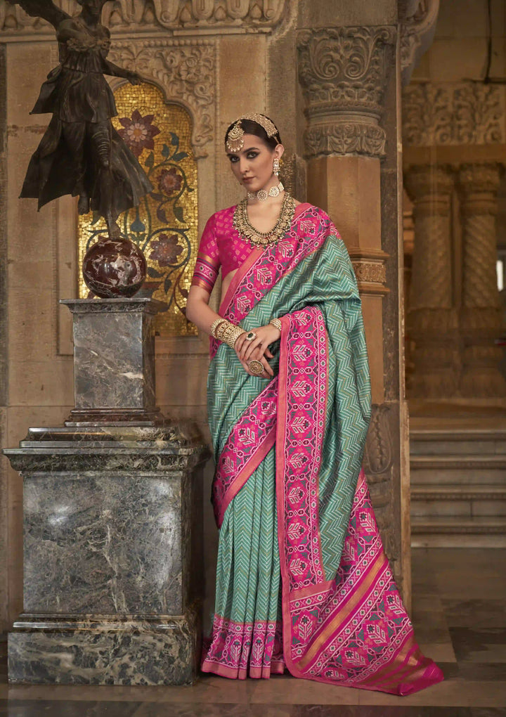 Elegant S-V-P Silk Saree with Banarasi Silk | Designer Weaving for Weddings & Special Events