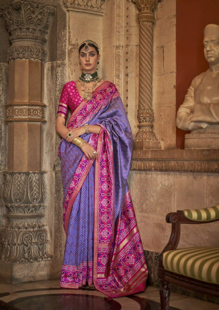 Elegant S-V-P Silk Saree with Banarasi Silk | Designer Weaving for Weddings & Special Events