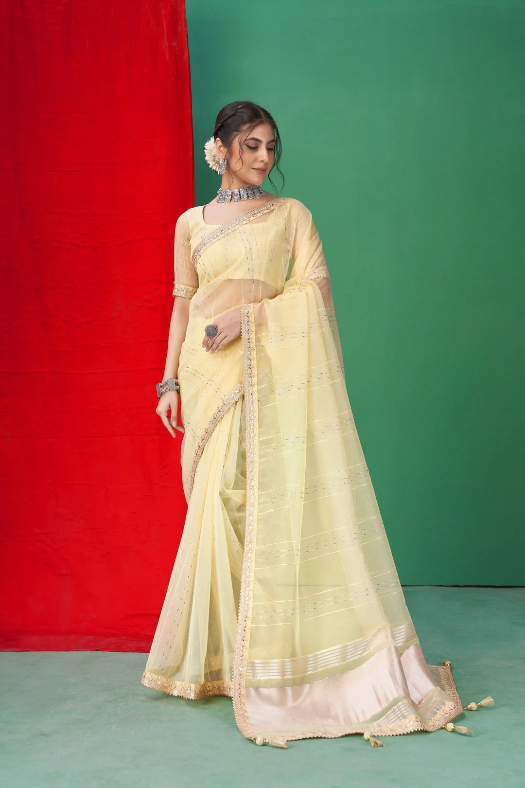 Gorgeous Organza Saree | Perfect for Special Celebrations