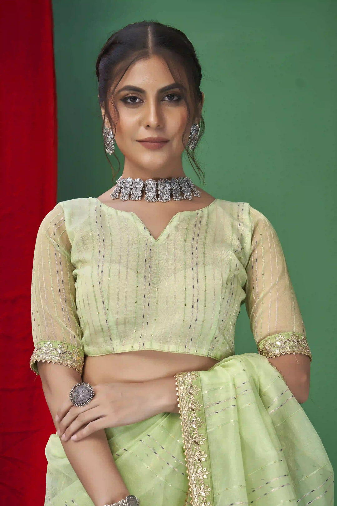 Gorgeous Organza Saree | Perfect for Special Celebrations