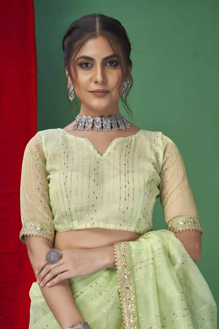 Gorgeous Organza Saree | Perfect for Special Celebrations
