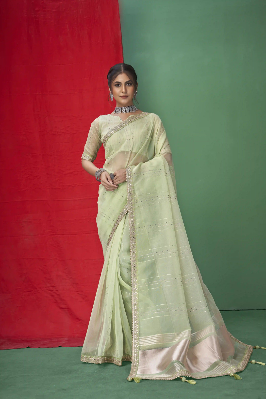 Gorgeous Organza Saree | Perfect for Special Celebrations