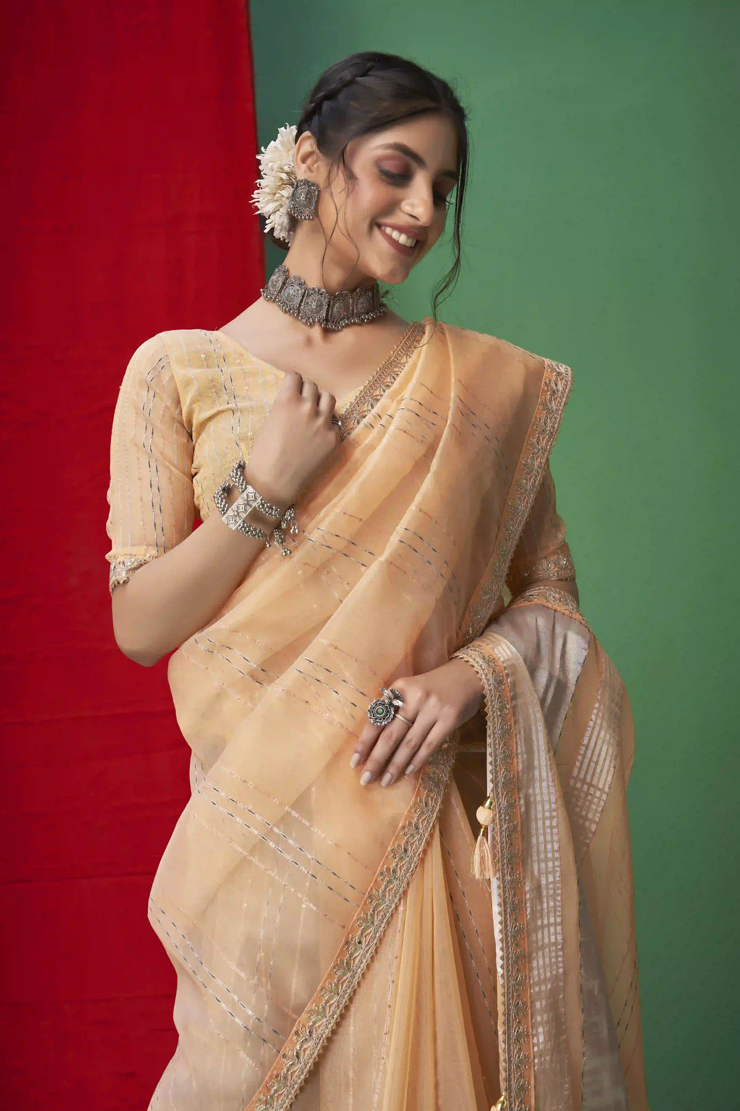Gorgeous Organza Saree | Perfect for Special Celebrations