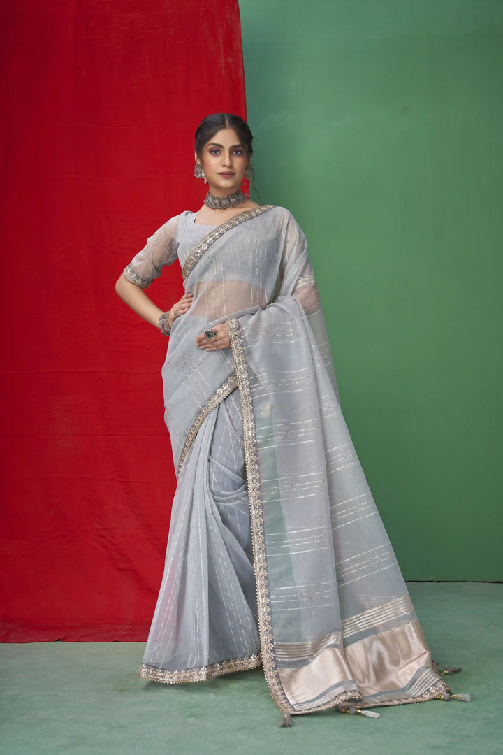Gorgeous Organza Saree | Perfect for Special Celebrations