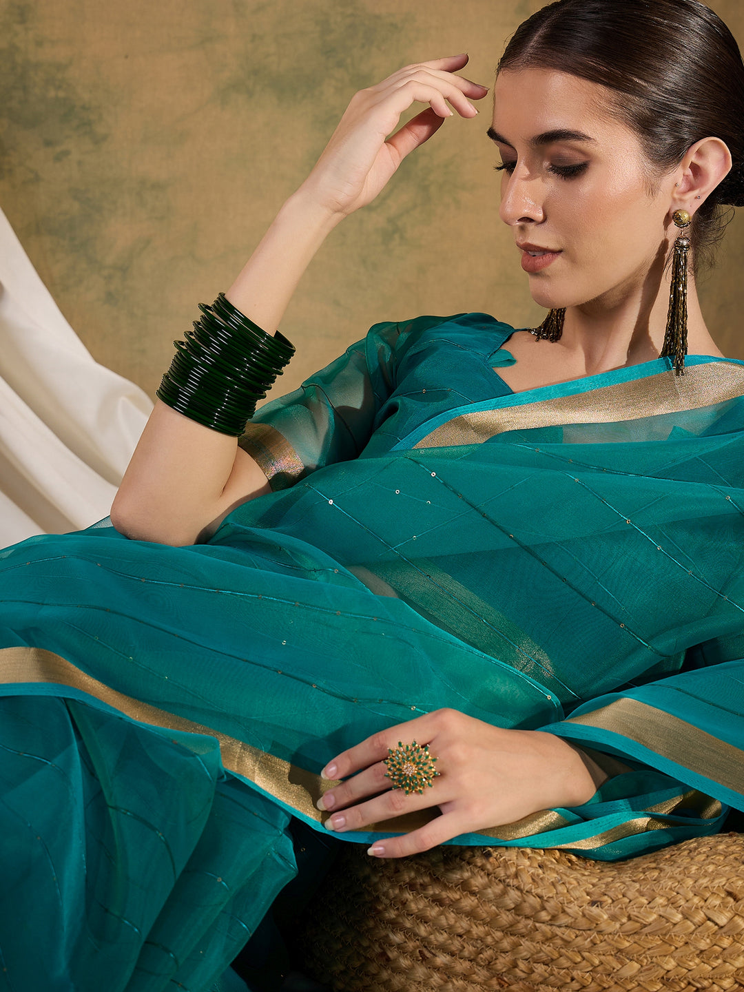 Radiant Organza Silk Saree with | Elegance Redefined for Weddings