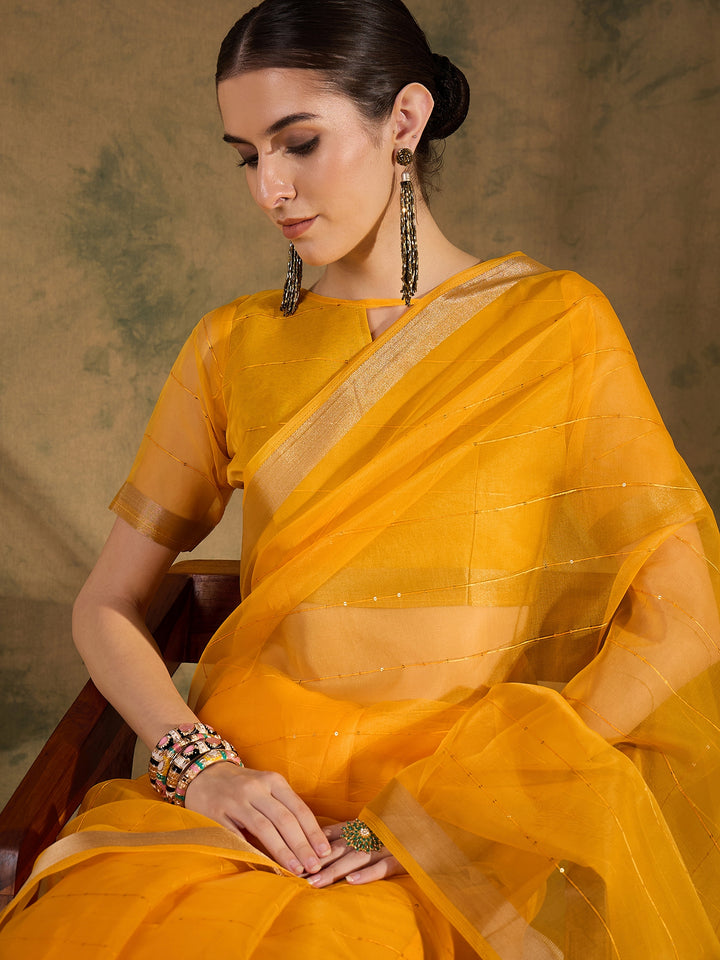 Radiant Organza Silk Saree with | Elegance Redefined for Weddings