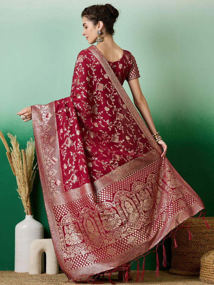 Sophisticated Staple Dola Cotton Saree with | A Graceful Addition to Your Wardrobe