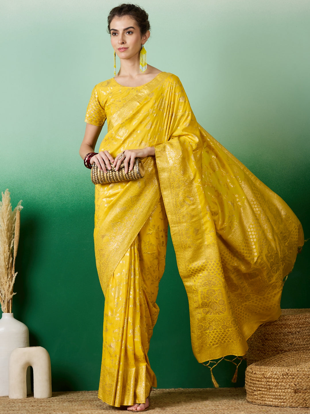 Sophisticated Staple Dola Cotton Saree with | A Graceful Addition to Your Wardrobe