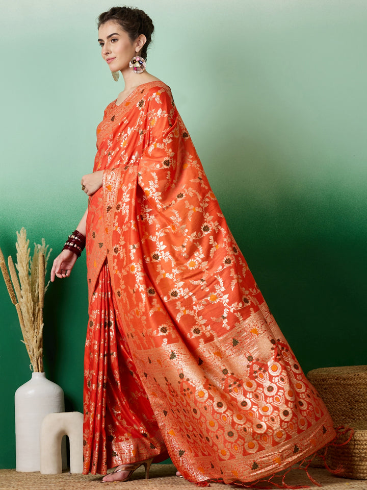 Designer Staple Dola Cotton Saree | Wevon Meenakari Work for Parties