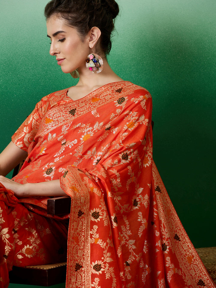 Designer Staple Dola Cotton Saree | Wevon Meenakari Work for Parties