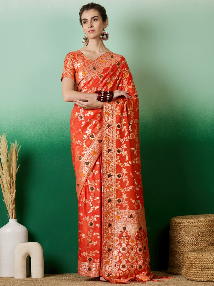 Designer Staple Dola Cotton Saree | Wevon Meenakari Work for Parties