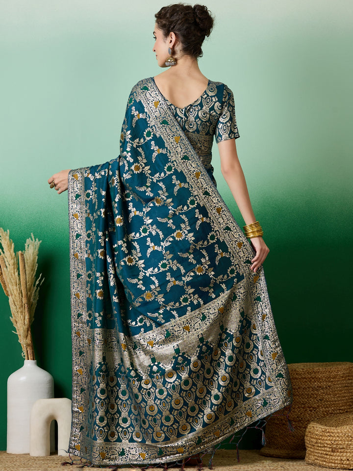 Designer Staple Dola Cotton Saree | Wevon Meenakari Work for Parties
