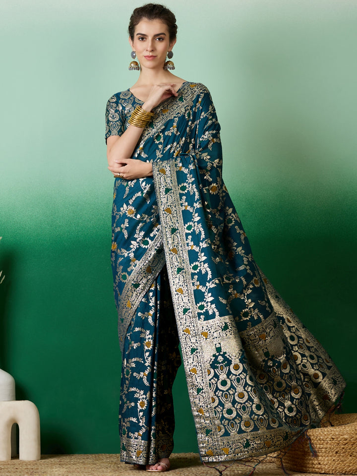 Designer Staple Dola Cotton Saree | Wevon Meenakari Work for Parties