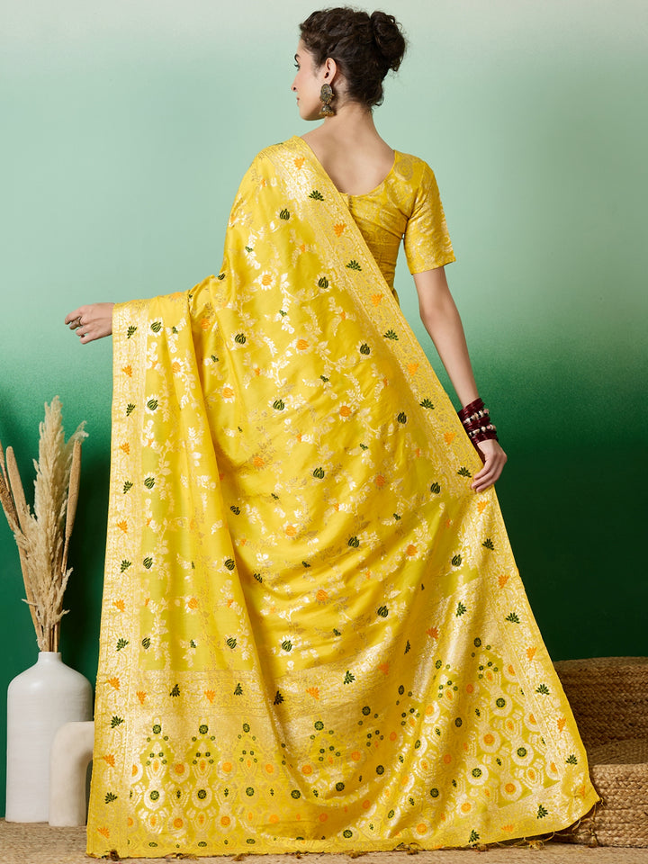 Designer Staple Dola Cotton Saree | Wevon Meenakari Work for Parties