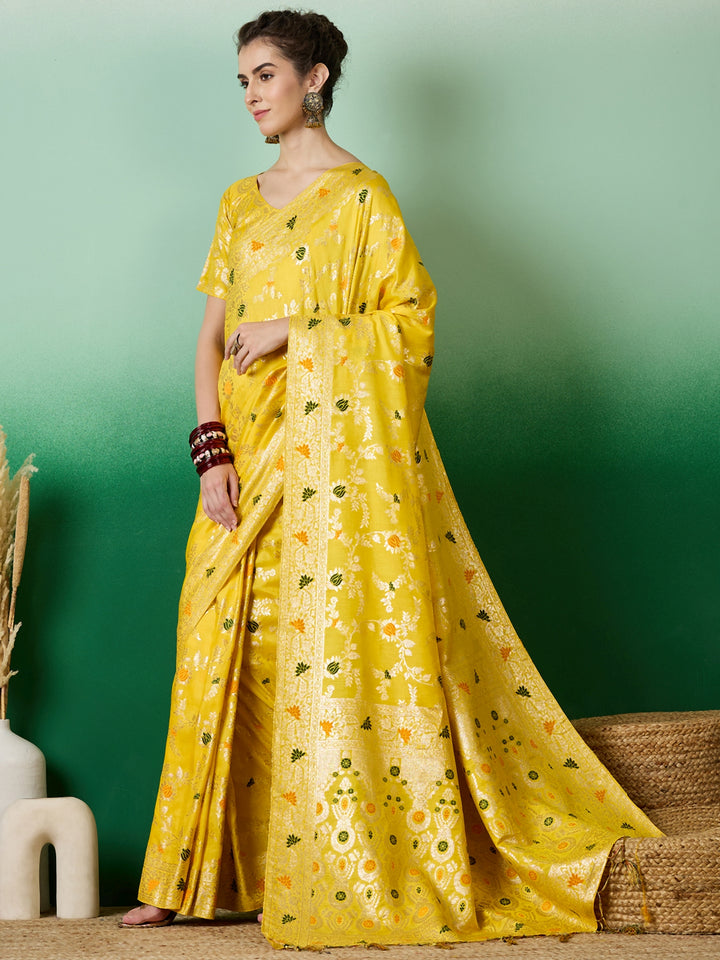 Designer Staple Dola Cotton Saree | Wevon Meenakari Work for Parties