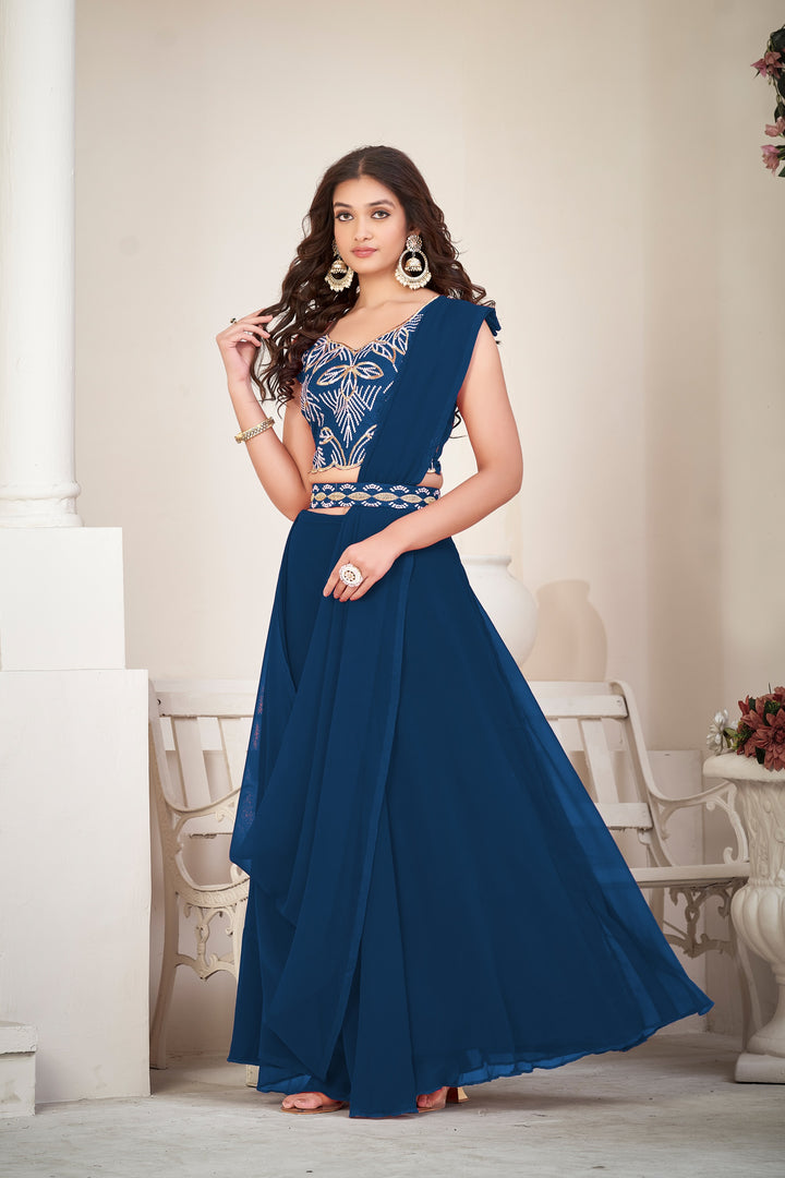 Stunning Georgette Lehenga with Dupatta | Crafted for Timeless Elegance