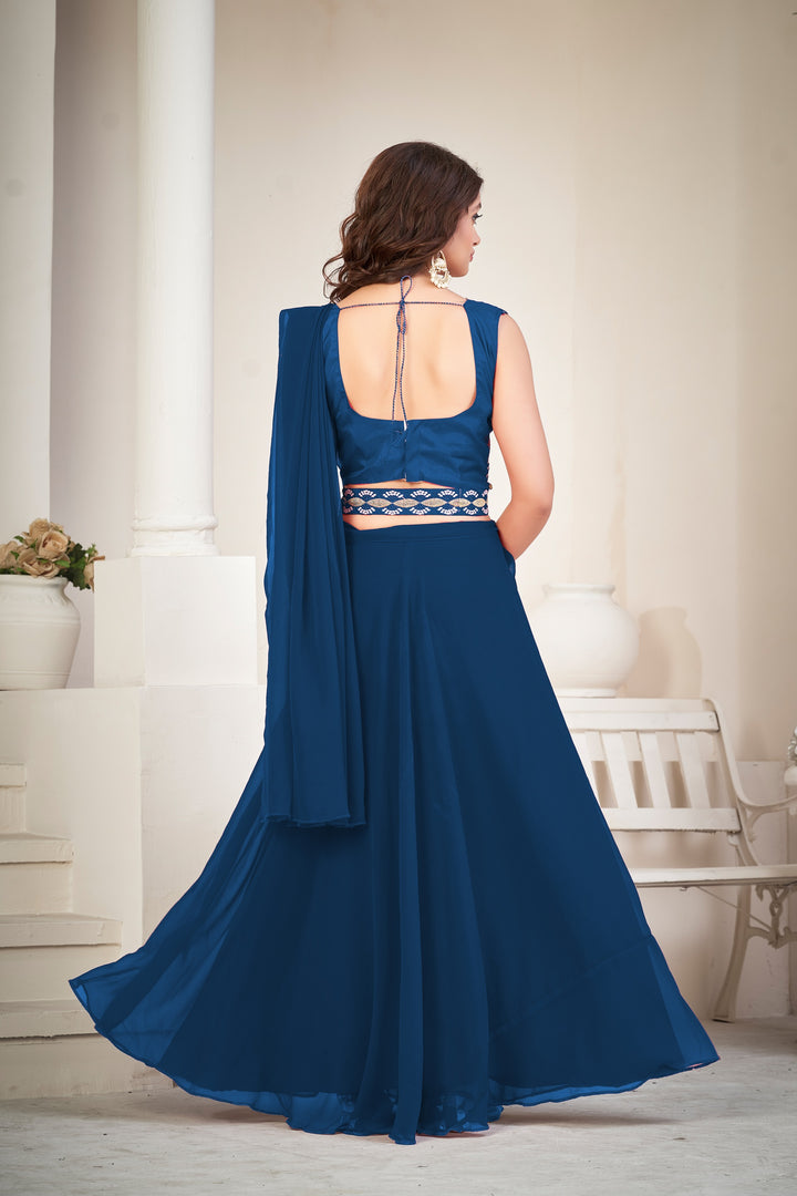 Stunning Georgette Lehenga with Dupatta | Crafted for Timeless Elegance