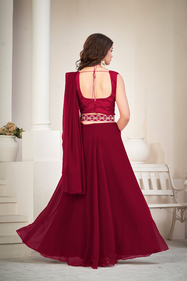 Stunning Georgette Lehenga with Dupatta | Crafted for Timeless Elegance