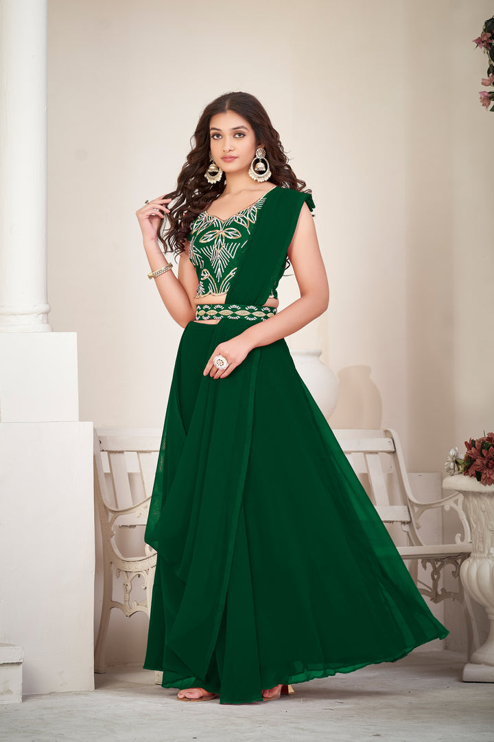 Stunning Georgette Lehenga with Dupatta | Crafted for Timeless Elegance