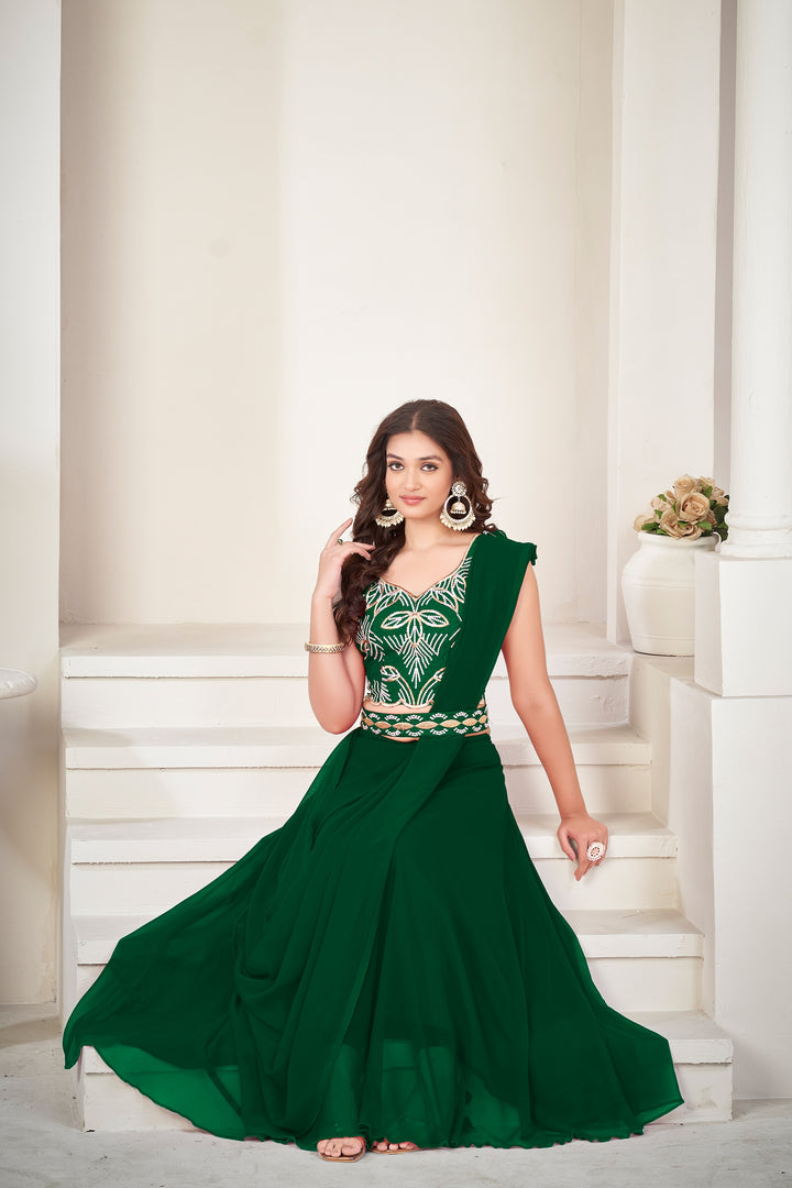 Stunning Georgette Lehenga with Dupatta | Crafted for Timeless Elegance