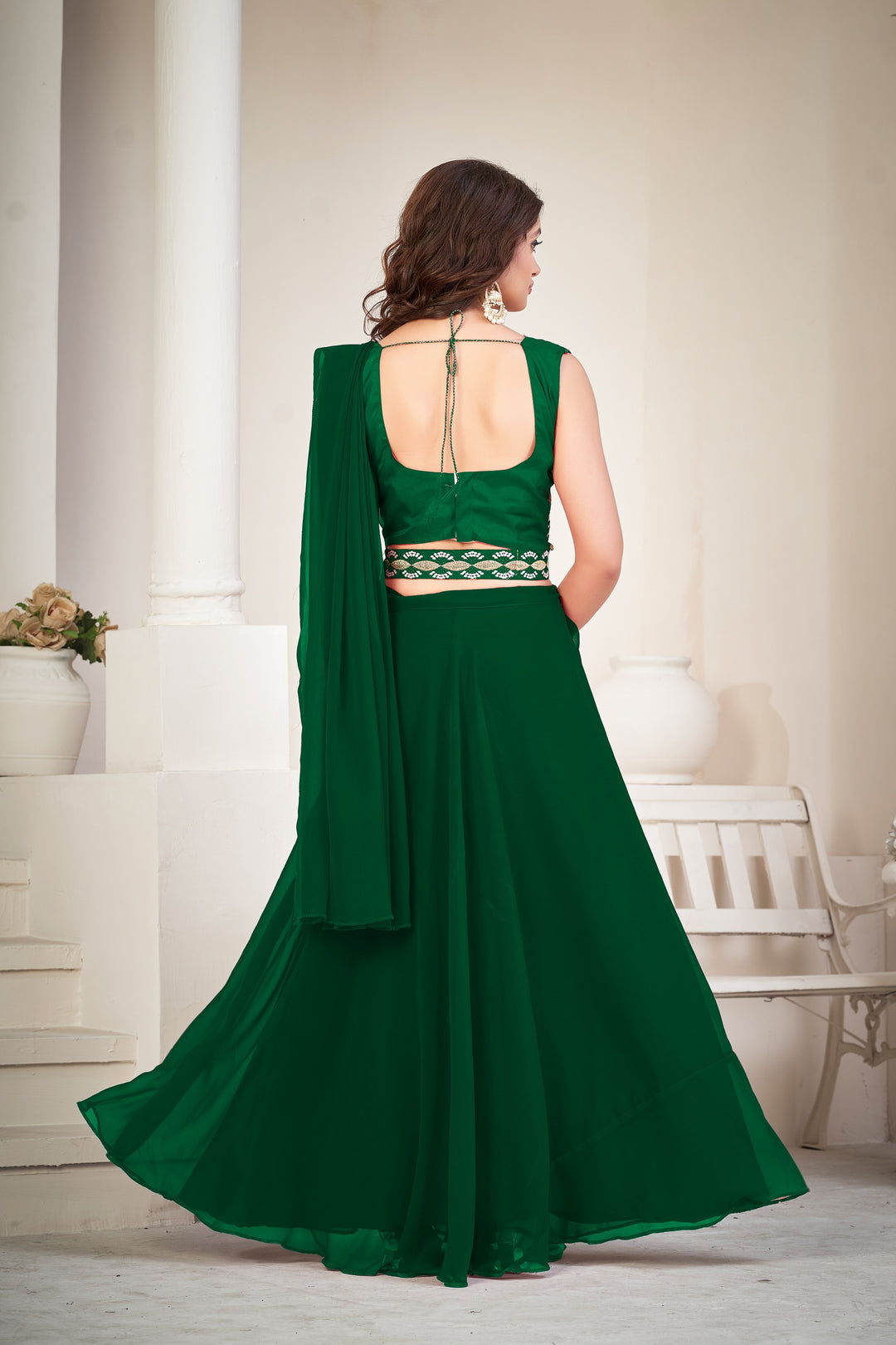 Stunning Georgette Lehenga with Dupatta | Crafted for Timeless Elegance