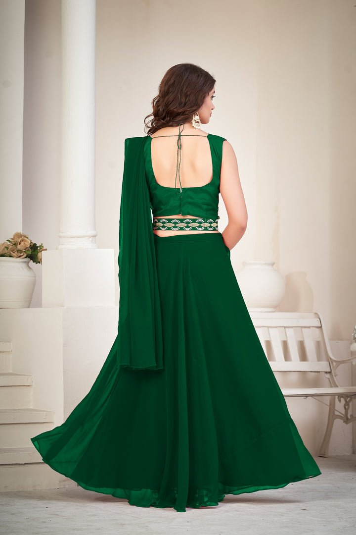 Stunning Georgette Lehenga with Dupatta | Crafted for Timeless Elegance