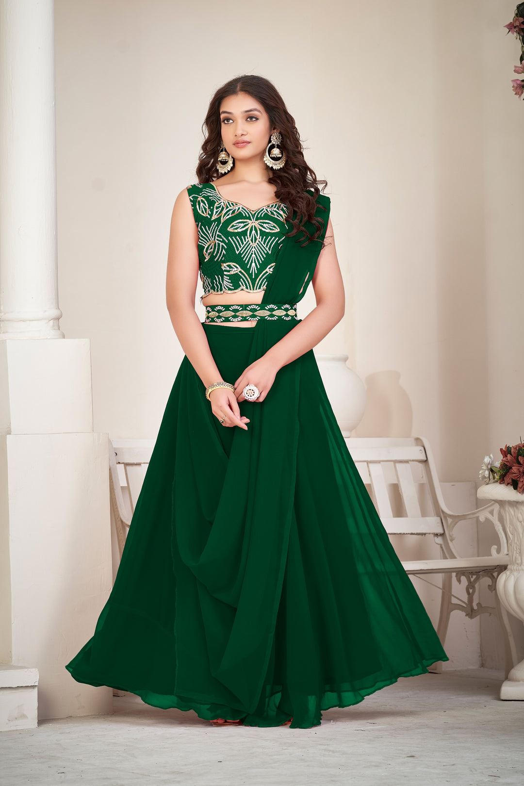 Stunning Georgette Lehenga with Dupatta | Crafted for Timeless Elegance