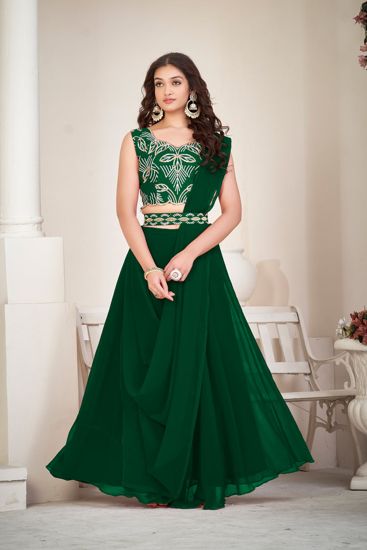 Stunning Georgette Lehenga with Dupatta | Crafted for Timeless Elegance