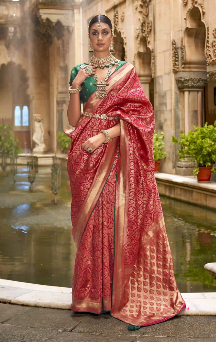 Premium B-C-P Silk Saree | Ideal for Special Events & Traditional Celebrations