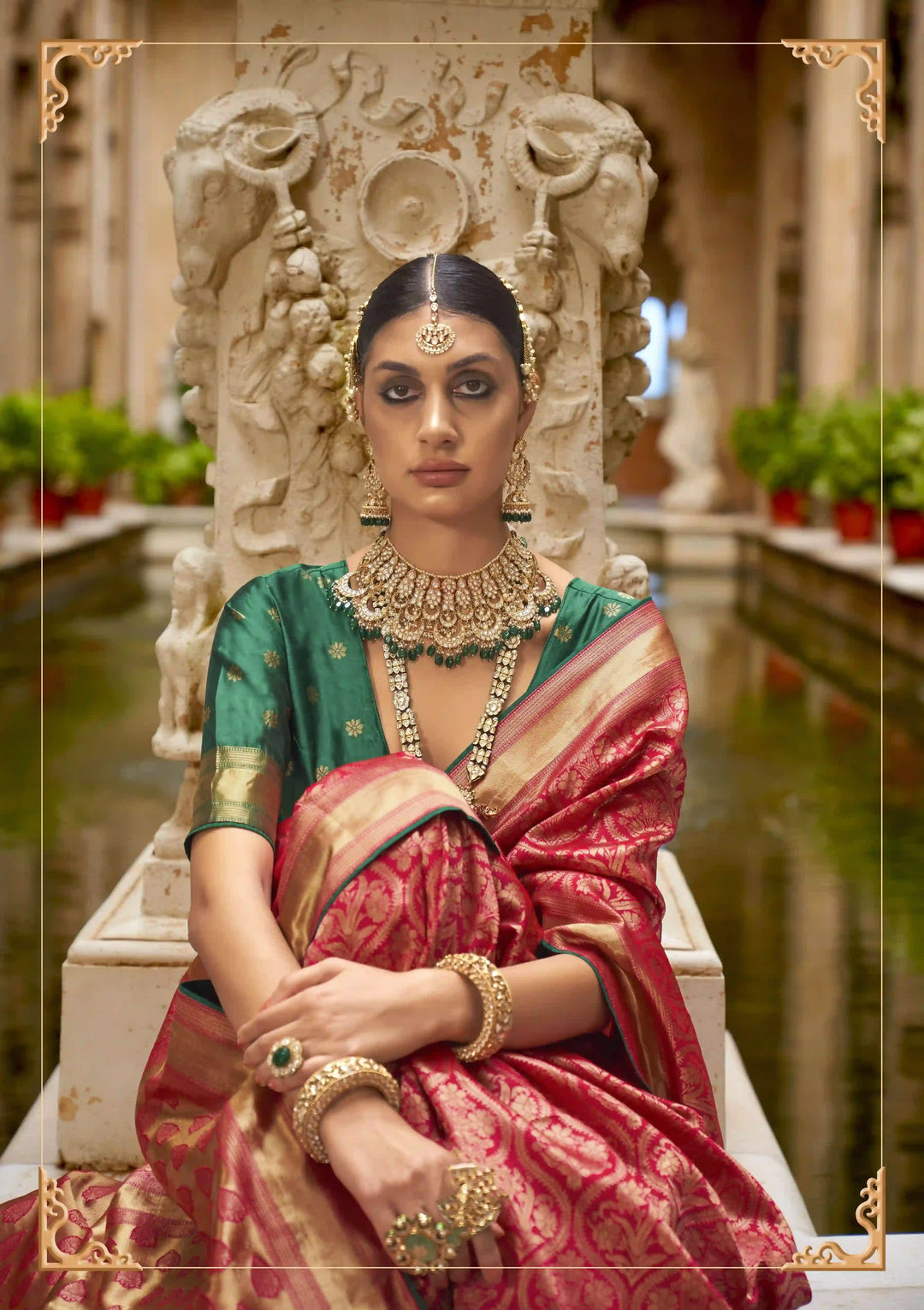 Premium B-C-P Silk Saree | Ideal for Special Events & Traditional Celebrations