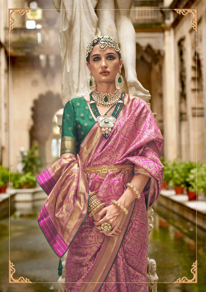 Premium B-C-P Silk Saree | Ideal for Special Events & Traditional Celebrations