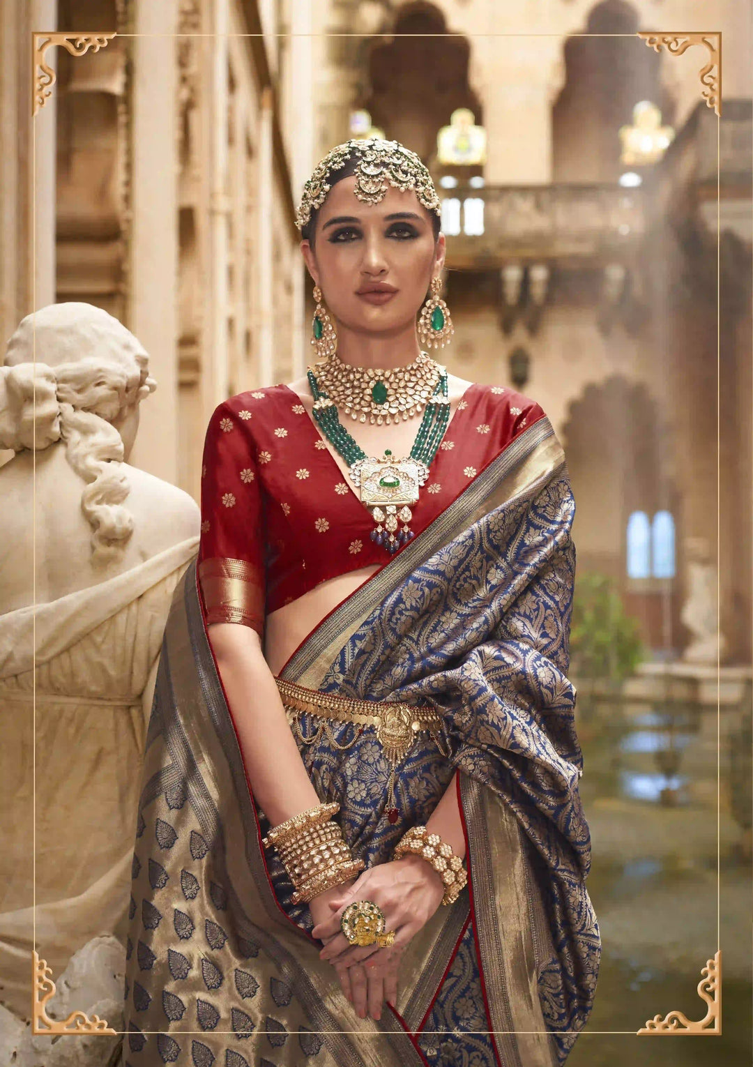 Premium B-C-P Silk Saree | Ideal for Special Events & Traditional Celebrations