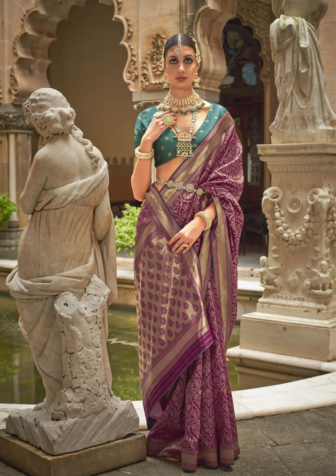 Premium B-C-P Silk Saree | Ideal for Special Events & Traditional Celebrations
