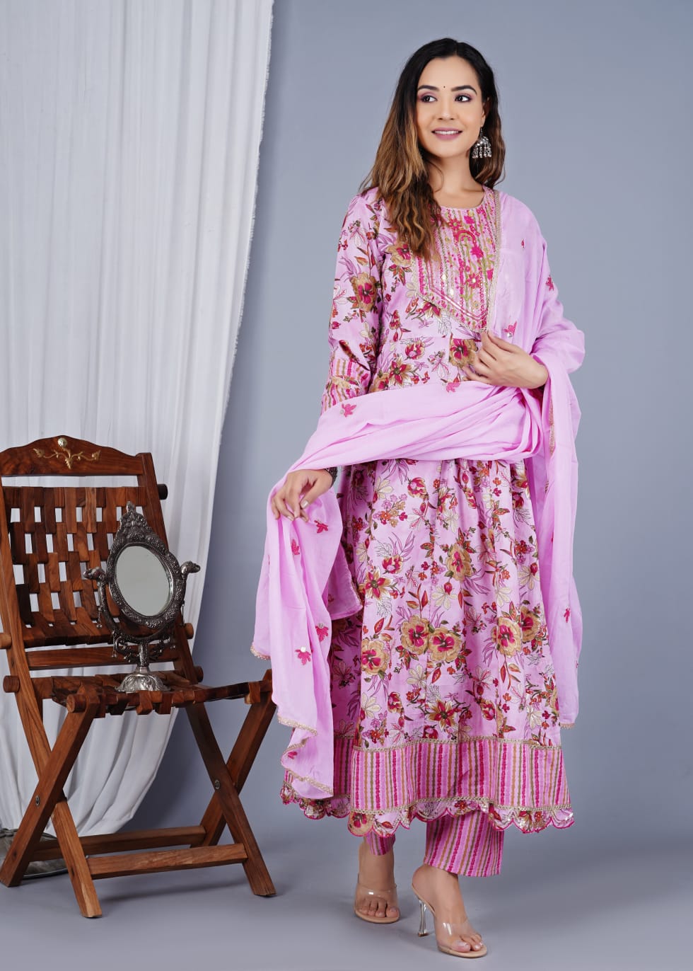 Graceful Cotton Salwar Kameez for Women | Elegant Ethnic Wear Outfit