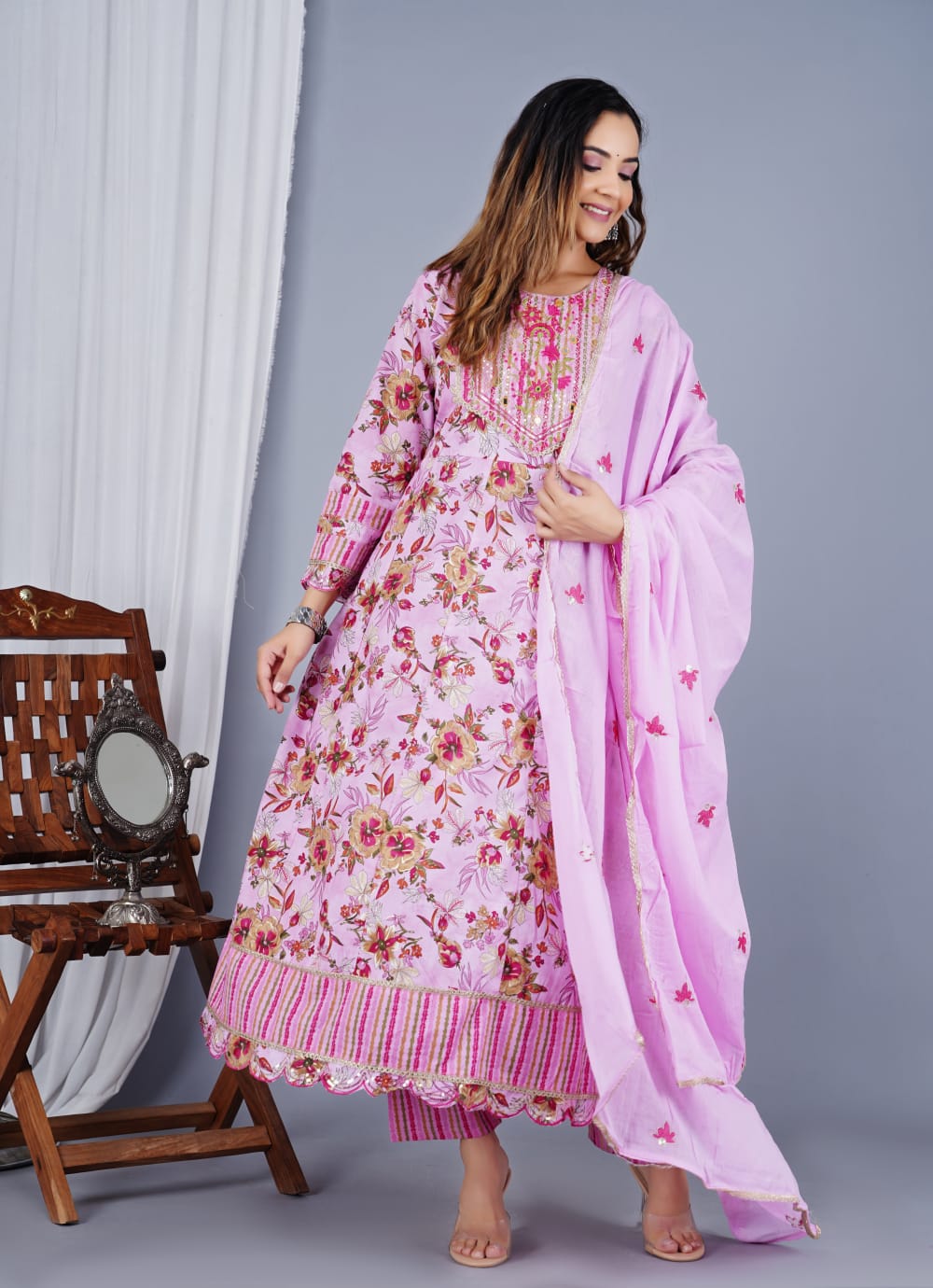 Graceful Cotton Salwar Kameez for Women | Elegant Ethnic Wear Outfit