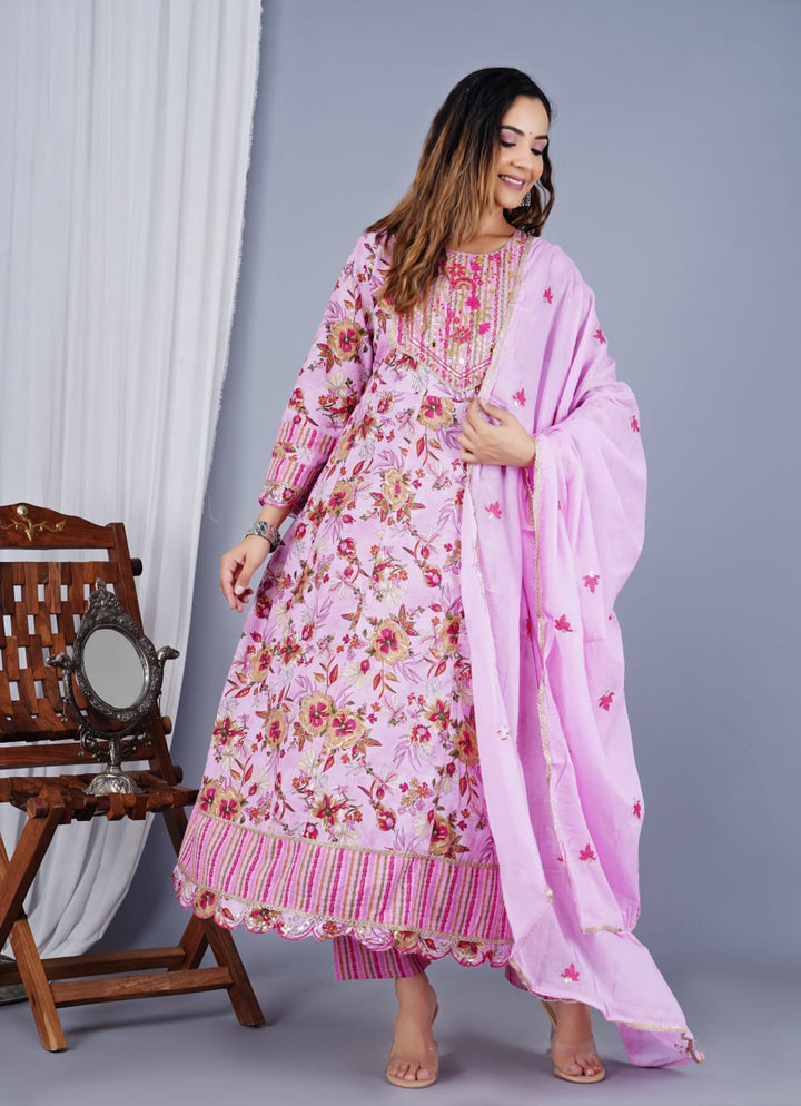 Graceful Cotton Salwar Kameez for Women | Elegant Ethnic Wear Outfit